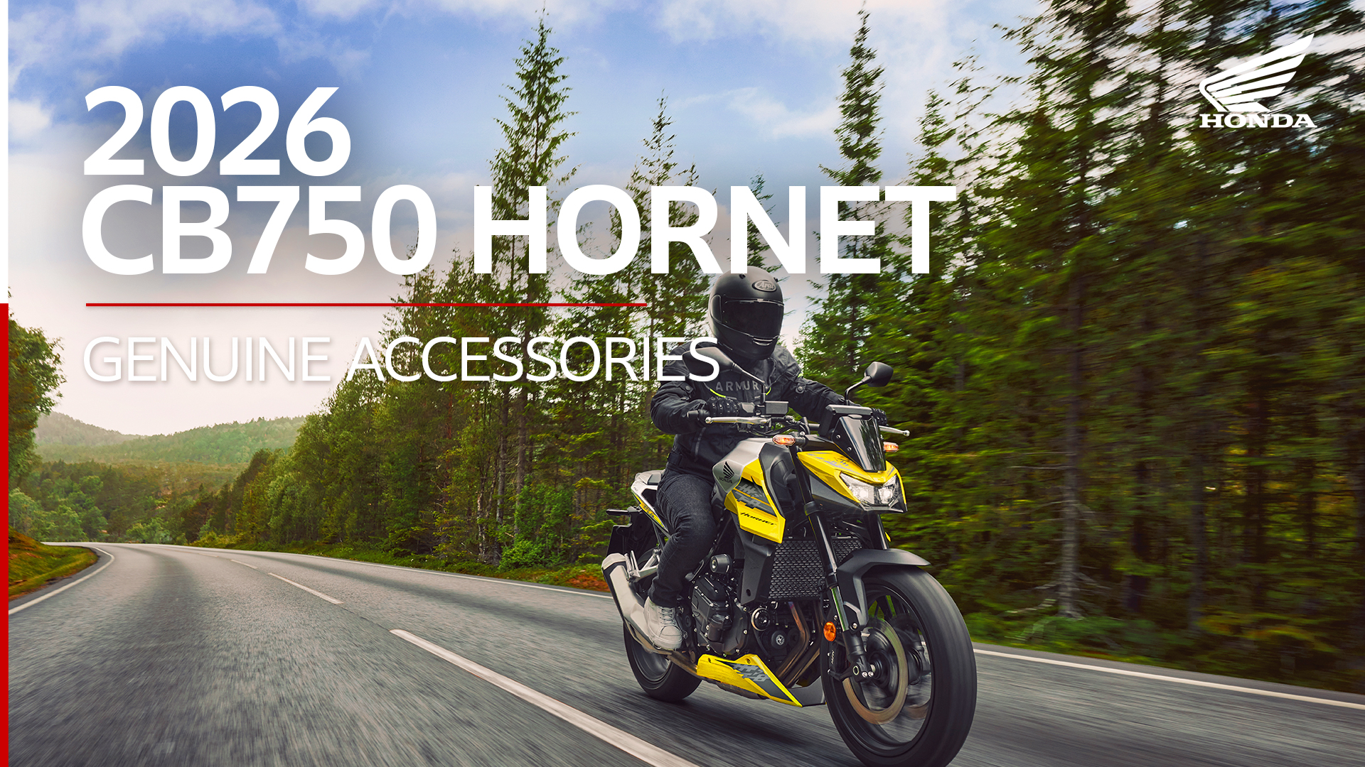 Accessoires d'origine CB750 Hornet 2026 